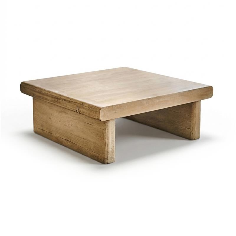 Nevaeh 90cm Square Coffee Table - Chalked Mango Wood - Tasty Coffee Tables