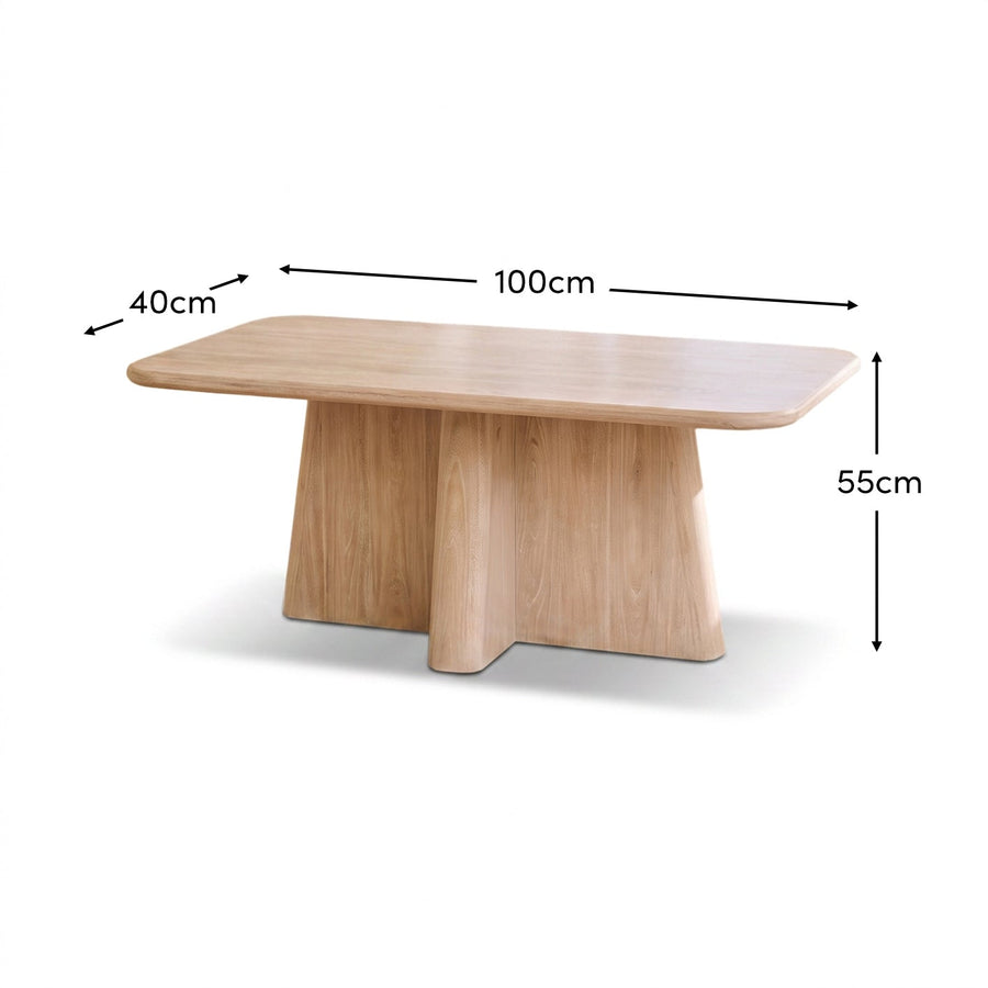 Bastian 100cm Limewash Coffee Table - Tasty Coffee Tables