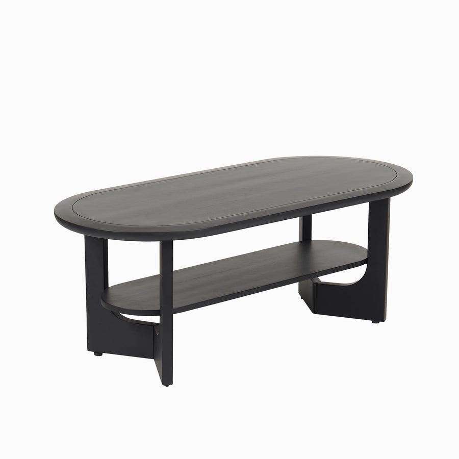 Delphi Black Acacia Coffee Table - Tasty Coffee Tables