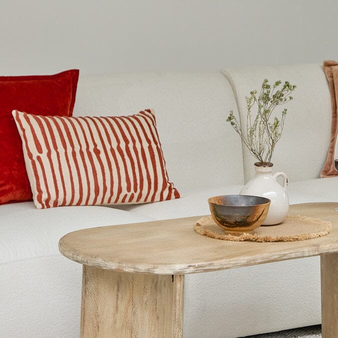 Imogen Chalked Mango Wood Coffee Table - Tasty Coffee Tables