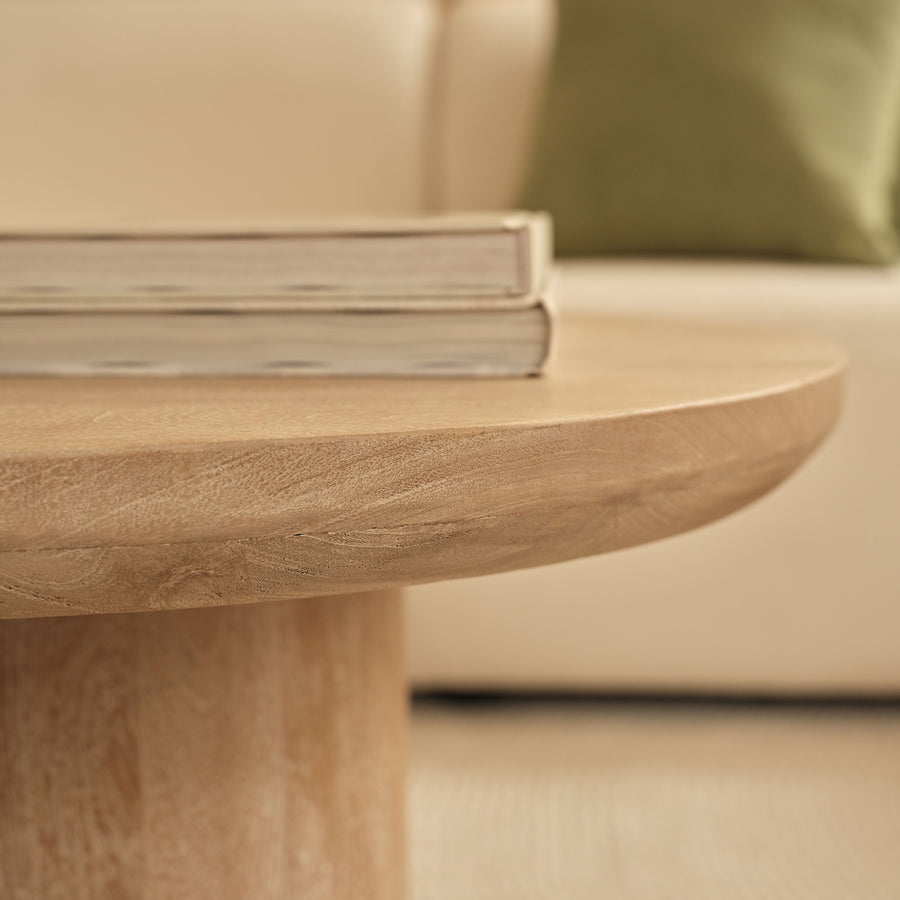 Octavia 120cm Oval Limewash Coffee Table - Tasty Coffee Tables