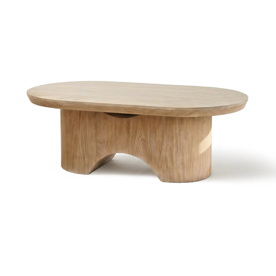 Octavia 120cm Oval Limewash Coffee Table - Tasty Coffee Tables