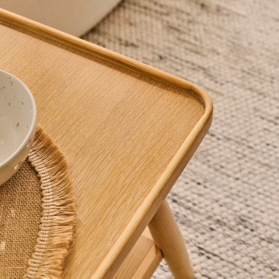 Tilly 100cm Rectangular Coffee Table - Whitewash Oak - Tasty Coffee Tables