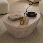 Alder 107cm Limewash Freeform Coffee Table - Tasty Coffee Tables