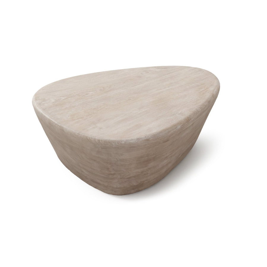 Alder 107cm Limewash Freeform Coffee Table - Tasty Coffee Tables