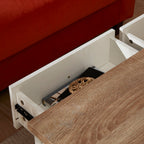 Bampton White Coffee Table with Storage - Tasty Coffee Tables
