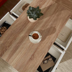 Bampton White Coffee Table with Storage - Tasty Coffee Tables