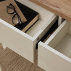 Bampton White Coffee Table with Storage - Tasty Coffee Tables