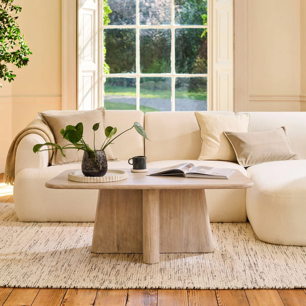 Bastian 100cm Limewash Coffee Table - Tasty Coffee Tables