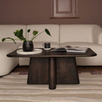 Bastian 100cm Coffee Brown Mango Wood Coffee Table - Tasty Coffee Tables