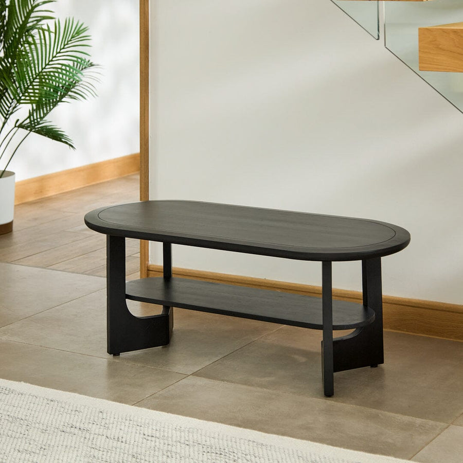 Delphi Black Acacia Coffee Table - Tasty Coffee Tables