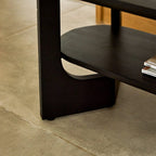 Delphi Black Acacia Coffee Table - Tasty Coffee Tables