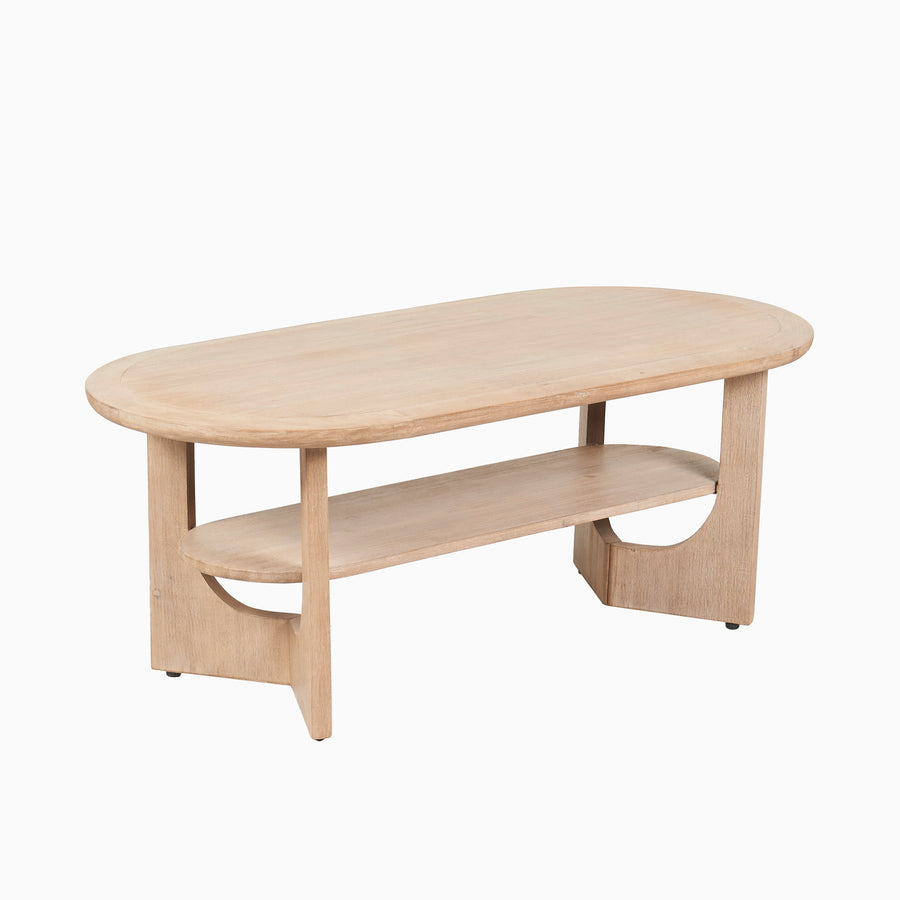 Delphi Light Acacia Coffee Table - Tasty Coffee Tables