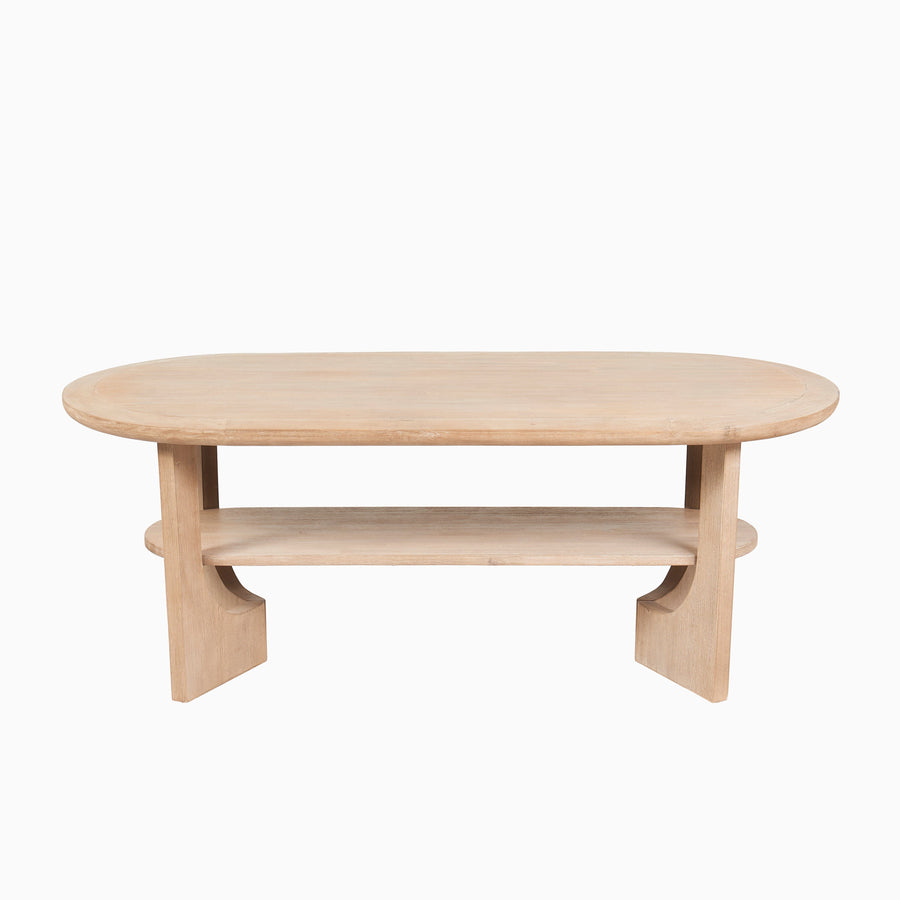 Delphi Light Acacia Coffee Table - Tasty Coffee Tables
