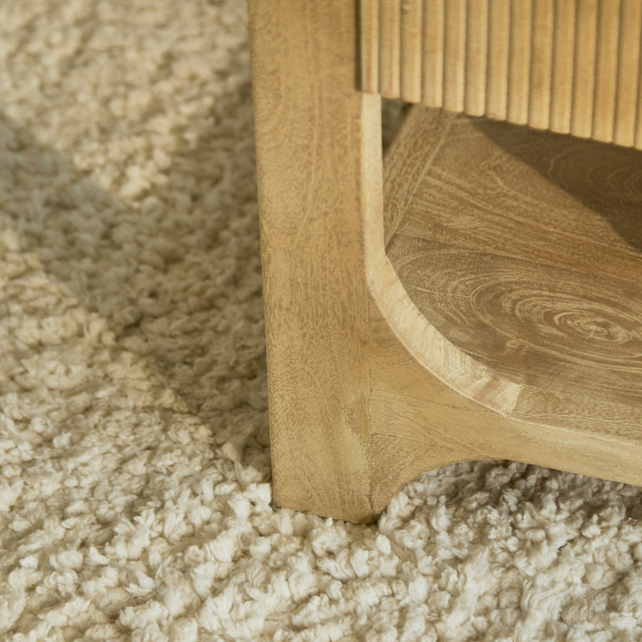Jade Chalked Mango Wood Rectangular Coffee Table - Tasty Coffee Tables