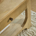 Jade Chalked Mango Wood Rectangular Coffee Table - Tasty Coffee Tables