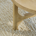 Jade Chalked Mango Wood Round Coffee Table - Tasty Coffee Tables