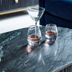 Myla Black Marble Coffee Table - Tasty Coffee Tables