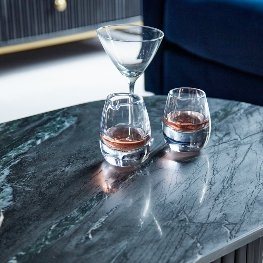 Myla Black Marble Coffee Table - Tasty Coffee Tables