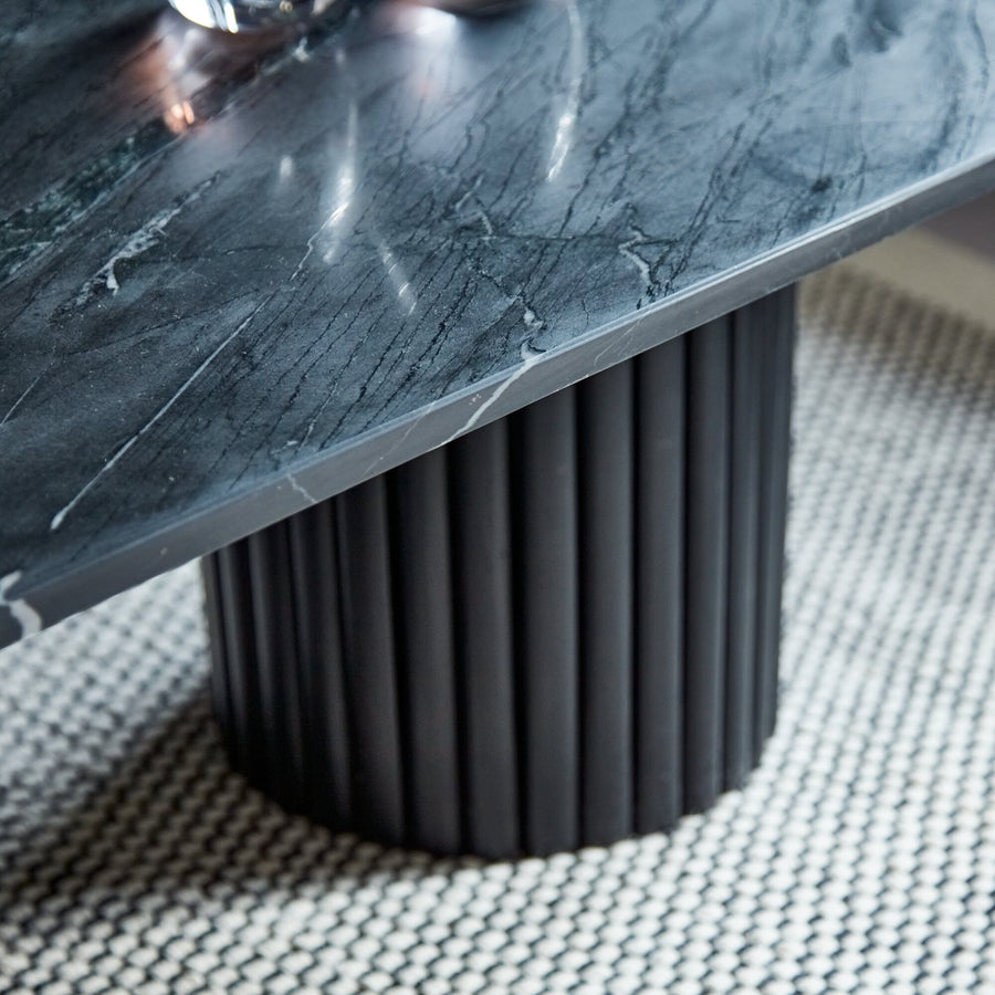 Myla Black Marble Coffee Table - Tasty Coffee Tables