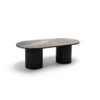 Myla Black Marble Coffee Table - Tasty Coffee Tables