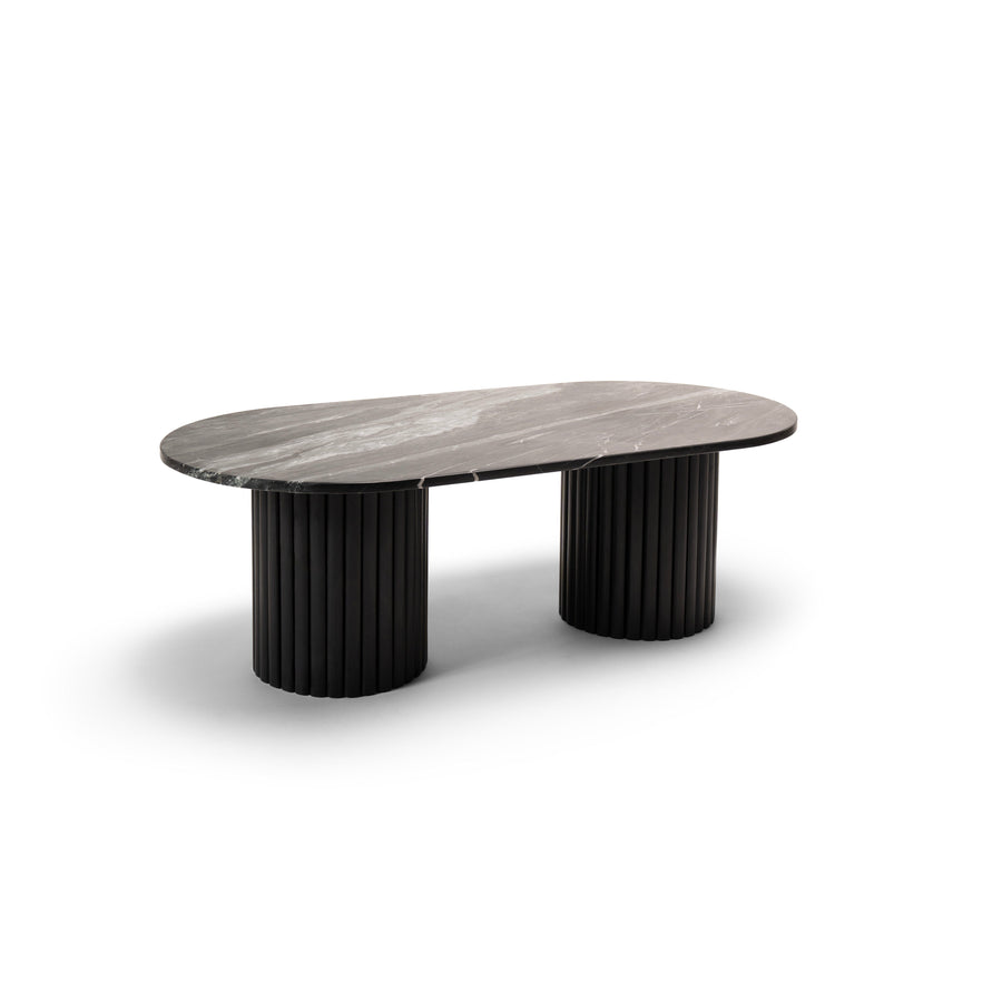 Myla Black Marble Coffee Table - Tasty Coffee Tables