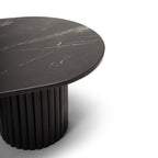 Myla Black Marble Coffee Table - Tasty Coffee Tables