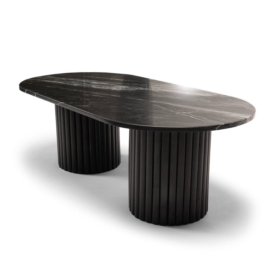 Myla Black Marble Coffee Table - Tasty Coffee Tables