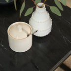 Nara Black Marble Coffee Table - Black Frame - Tasty Coffee Tables