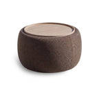 Nathalia 65cm Whitewash Coffee Table - Natural Brown - Tasty Coffee Tables