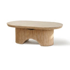 Octavia 120cm Oval Limewash Coffee Table - Tasty Coffee Tables