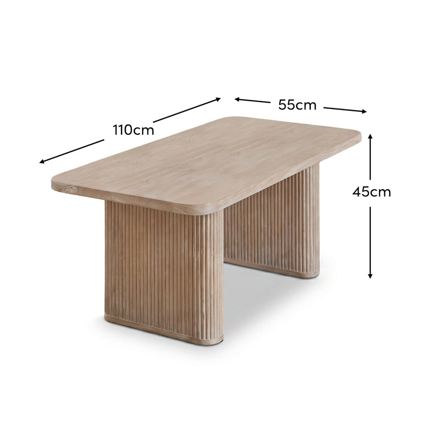 Orla 110cm Limewash Coffee Table - Tasty Coffee Tables