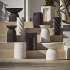 Zaliki Concrete Garden Coffee Table - Pearl Terrazzo - Tasty Coffee Tables