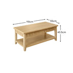 Raleigh Whitewash Coffee Table - Tasty Coffee Tables