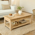Raleigh Whitewash Coffee Table - Tasty Coffee Tables