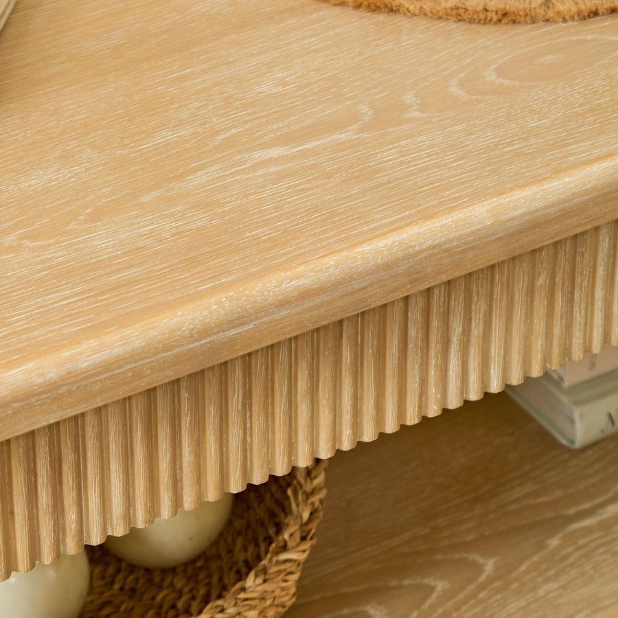 Raleigh Whitewash Coffee Table - Tasty Coffee Tables