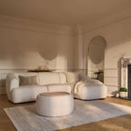 Nathalia 65cm Whitewash Coffee Table - Chalked White - Tasty Coffee Tables