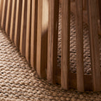 Willow Whitewash Oval Coffee Table - Tasty Coffee Tables