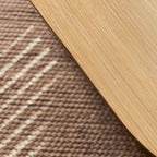 Willow Whitewash Oval Coffee Table - Tasty Coffee Tables