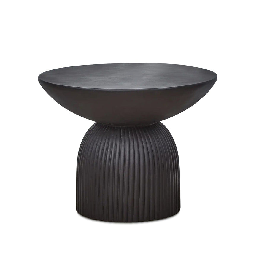 Zaliki Concrete Garden Coffee Table - Black - Tasty Coffee Tables