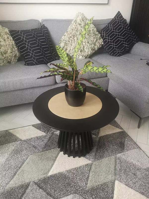 Willow Black Oak Coffee Table - Tasty Coffee Tables